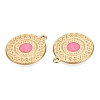 303 Stainless Steel Enamel Pendants STAS-Q110-39G-04-2