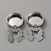 Brass Cufflinks BUTT-WH0034-16P-1