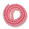 Eco-Friendly Spray Painted Glass Rondelle Bead Strands DGLA-L003-3x5mm-26-2