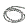 Natural Green Spot Jasper Beads Strands G-H292-A18-02-3