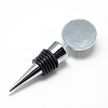 Zinc Alloy Wine Bottle Stoppers Cabochon Settings X-MAK-R022-02-1