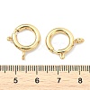 SHEGRACE Brass Spring Ring Clasps XGRPCN223-224G-3