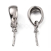 Brass Cup Pearl Peg Bails Pin Pendants KK-M156-02P-NR-1