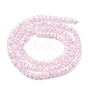 Electroplate Glass Beads Strands GLAA-Q105-03-05-2