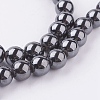 Magnetic Synthetic Hematite Beads Strand G-K228-A-3