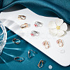 20Pcs 2 Colors Brass Clip on Earring Findings KK-SP0001-21-4