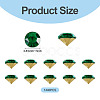 1 Bag Pointed Back Glass Rhinestone Cabochons RGLA-TADJ0001-01A-05-3