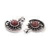 Natural Strawberry Quartz Pendants KK-A173-08AS-02-4