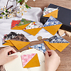 12Pcs 12 Style Printed Imitation Leather Page Corners AJEW-GO0001-11-3