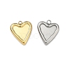 100Pcs 2 Colors 304 Stainless Steel Pendant Cabochon Settings For Enamel STAS-CC0001-13-1