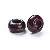 Natural Dragon Bloodstone European Beads G-K290-07-2