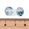 Baking Paint Transparent Glass Beads X1-GLAA-N011-10mm-03-3