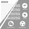 Waterproof Self Adhesive Craft Stickers DIY-GF0002-59C-01-4