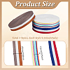 30 Yards 3 Styles Stripe Polyester Ribbons OCOR-PH0006-35-2