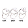 Oval Brass Cup Peg Ring Settings KK-N274-38P-4