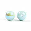 Electroplate Pearlized Glass Pearl Beads EGLA-T021-14B-05-2