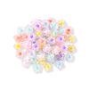 60pcs 6 Colors Transparent Acrylic Beads TACR-CC0001-01-2