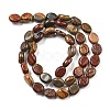 Natural Polychrome Jasper/Picasso Stone/Picasso Jasper Beads Strands G-E444-46B-5