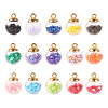 45Pcs 15 Colors Glass Ball Pendants GLAA-YW0001-17-1