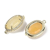 Natural Topaz Jade Faceted Oval Links G-B126-07G-11-2