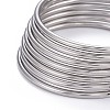 7Pcs 201 Stainless Steel Plain Bangle Sets Hand Polished for Women BJEW-L664-022A-P02-2