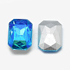 Pointed Back Glass Rhinestone Cabochons RGLA-T019-10x14mm-05-2