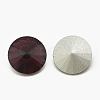 Pointed Back Glass Rhinestone Cabochons RGLA-T086-10mm-18-2