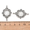 Tibetan Style Alloy Connector Cabochon Settings FIND-C094-02AS-3