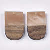 Resin & Walnut Wood Pendants LS-RESI-S358-34B-1