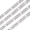 Tarnish Resistant 304 Stainless Steel Figaro Chain CHS-M003-12P-A-2