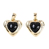 Brass Charms KK-U043-51G-03-1