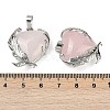 Natural & Synthetic Mixed Gemstone Pendants G-Q025-01P-3