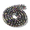 Electroplate Glass Bead Strands EGLA-R064-6mm-08-5