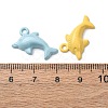 Spray Paint Alloy Pendants FIND-H060-01A-3