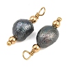Dyed Natural Baroque Keshi Pearl Pendants PA-CBA0A45-08G-2