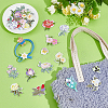  28Pcs 14 Styles Flower Theme Embroidered Cloth Patch PATC-PH0001-32-4