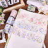 4Pcs 4 Colors PET Decorative Stickers DIY-PH0032-40-6