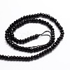Dyed Natural Malaysia Jade Rondelle Beads Strands X-G-E316-2x4mm-08-2