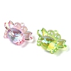 Electroplate Transparent UV Plating Acrylic Pendants OACR-I014-34-3
