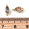 12 Colors 304 Stainless Steel Pave Cubic Zirconia Geometric Connector Charms SA-CBAFEA1-01A-G-3