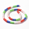 Handmade Polymer Clay Bead Strands CLAY-C003-02F-3