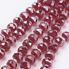 Electroplate Glass Beads Strands EGLA-J146-PL8mm-B01-1