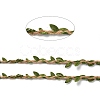 DIY Wreath Foliage Green Leaves Ribbon Decorative OCOR-M007-01C-3