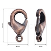 Brass Lobster Claw Clasps KK-901-R-NF-4
