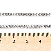 Tarnish Resistant 201 Stainless Steel Box Chains Necklaces NJEW-L416-02-2.5mm-2