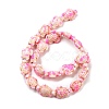 Synthetic Turquoise Dyed Beads Strands G-P507-05P-4