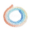 Transparent Painted Glass Beads Strands DGLA-A034-T3mm-A13-5
