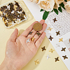 200PCS 4Colors Tibetan Style Alloy Pendants TIBEP-DC0001-03-3