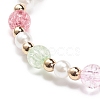 Colorful Alloy Enamel Cute Charms Bracelet BJEW-JB08661-01-6