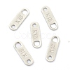 Tarnish Resistant 201 Stainless Steel Chain Tabs STAS-G245-10-1